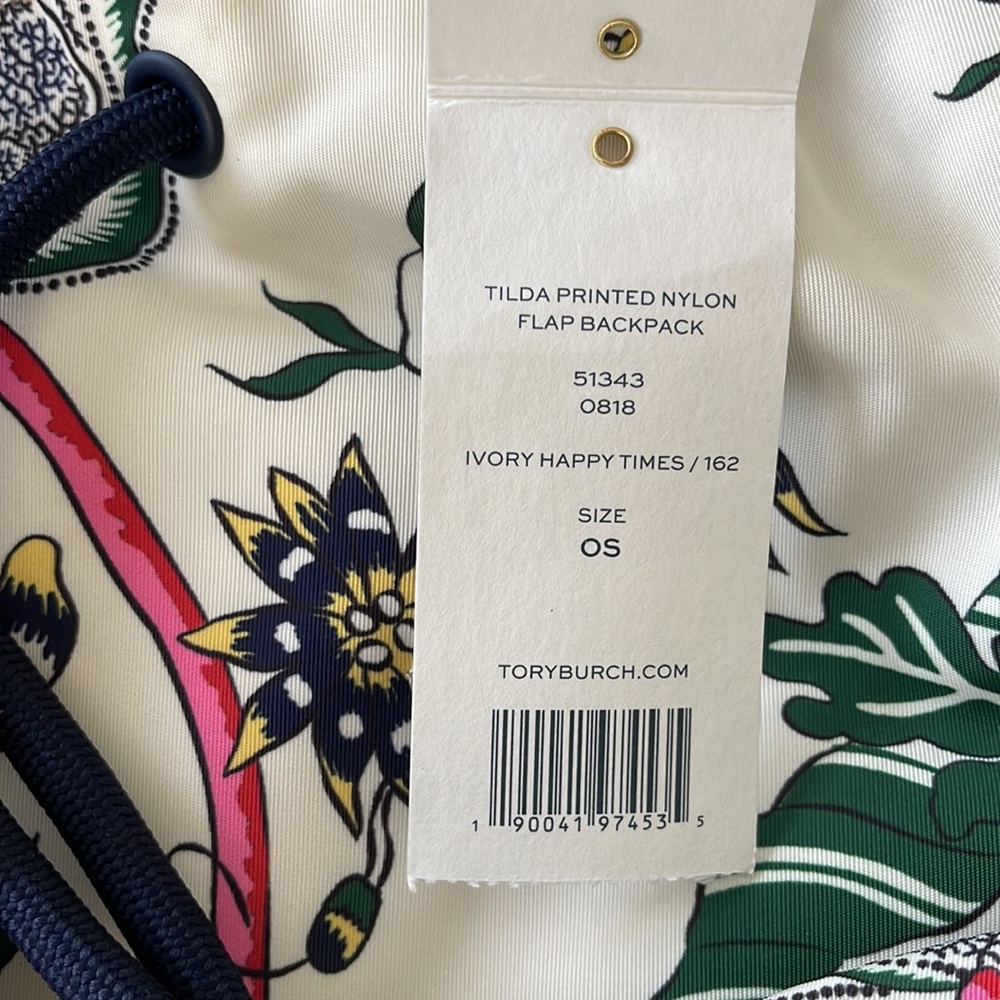 Tory Burch Tilda Happy Times Backpack - Picture 13 of 13